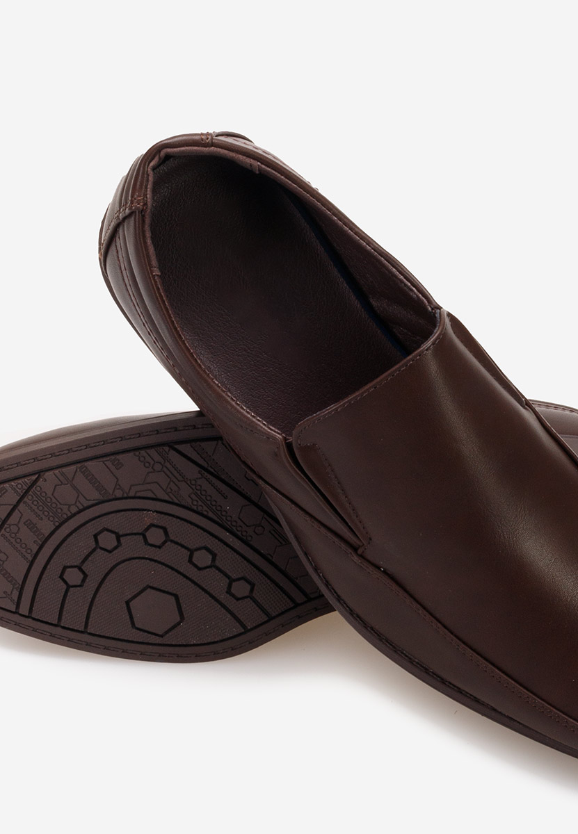 Brązowe mokasyny męskie Herman