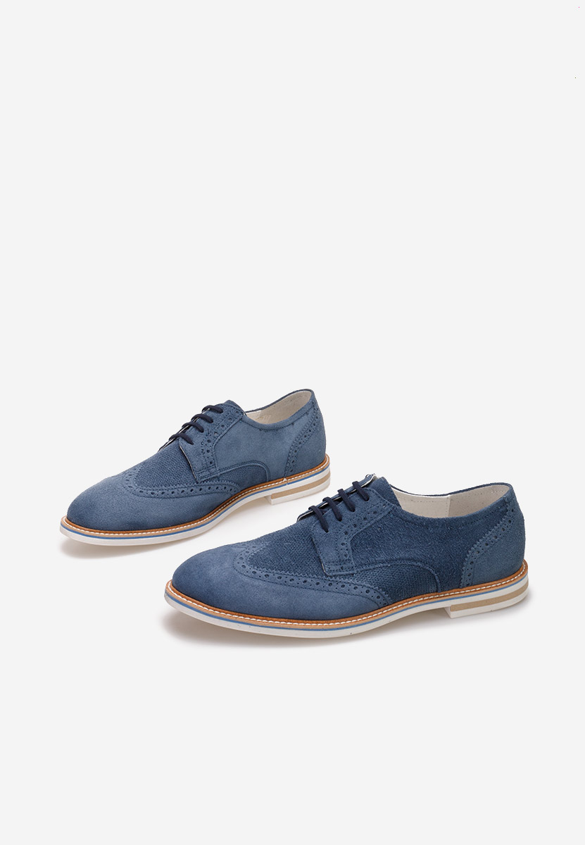 Niebieskie półbuty męskie Gilbert