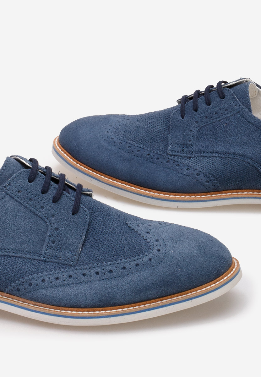 Niebieskie półbuty męskie Gilbert