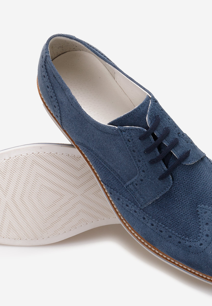 Niebieskie półbuty męskie Gilbert