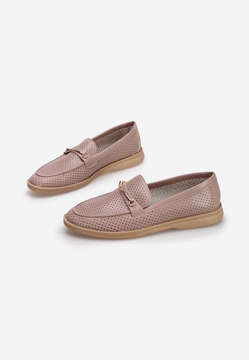 Beżowe mokasyny damskie Morvana V2