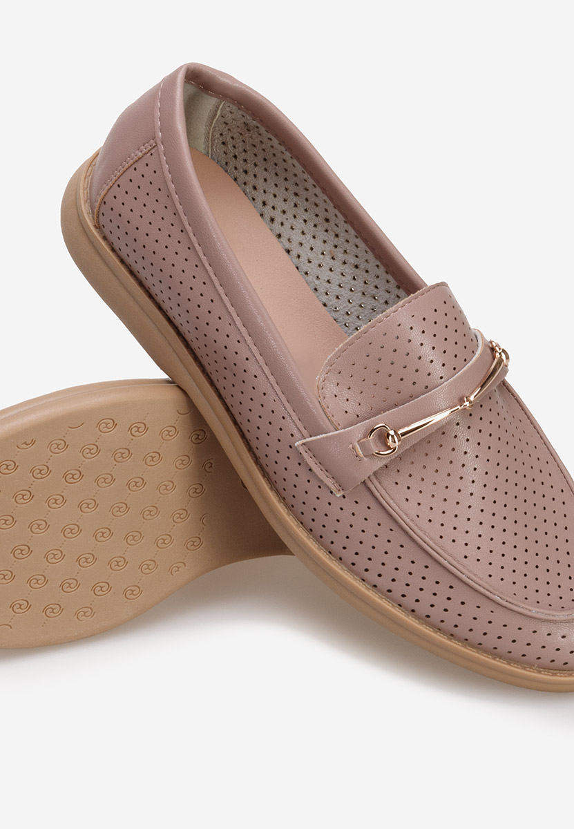 Beżowe mokasyny damskie Morvana V2