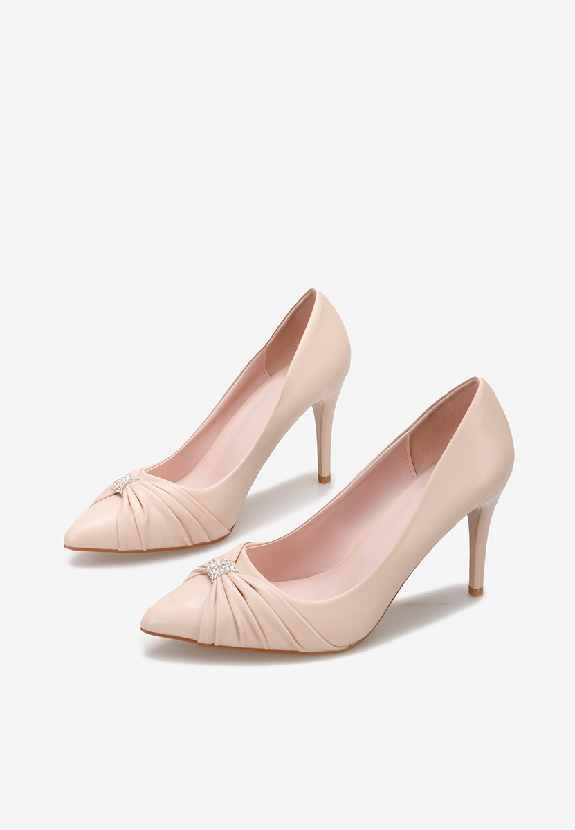 Beżowe szpilki Alisavea
