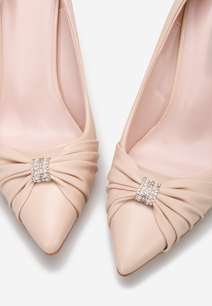 Beżowe szpilki Alisavea