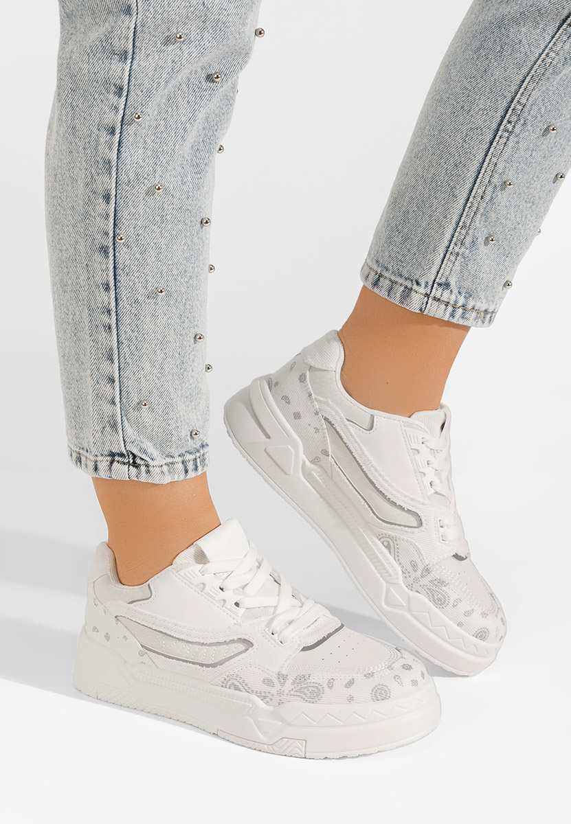 Białe sneakersy damskie Seletia