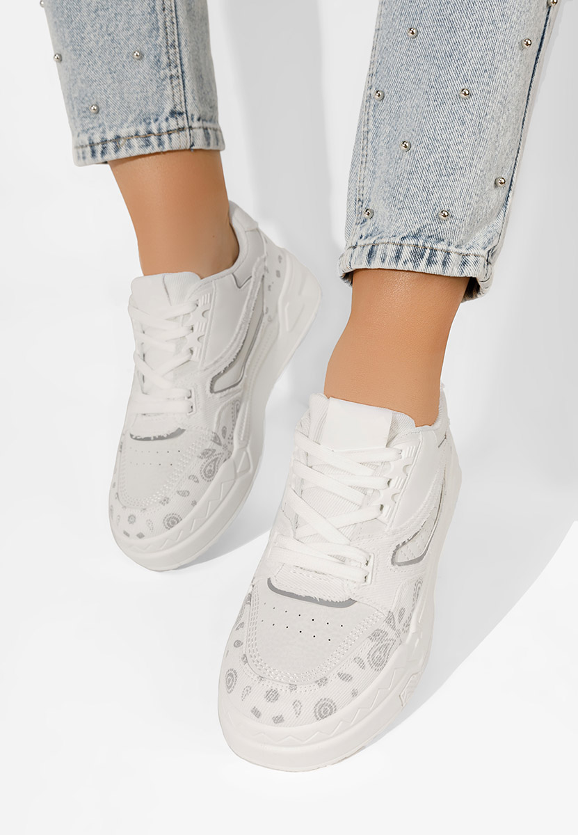 Białe sneakersy damskie Seletia