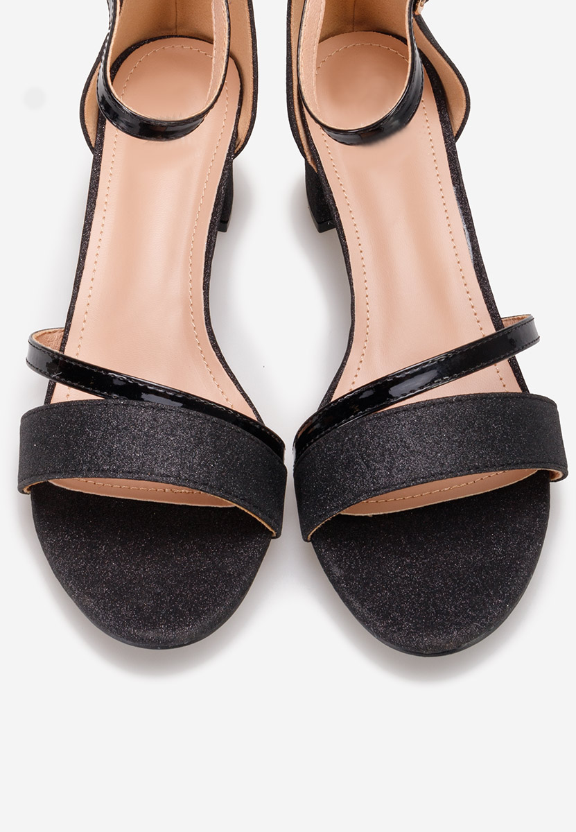 Czarne eleganckie sandały Malena V5