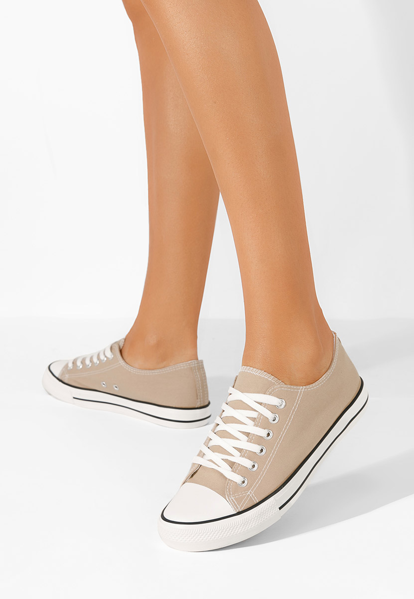 Khaki trampki damskie Saveria
