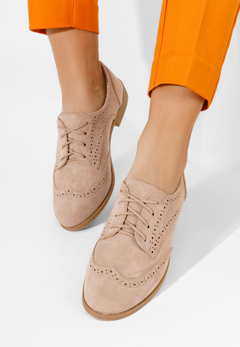 Khaki brogues damskie Rumelia