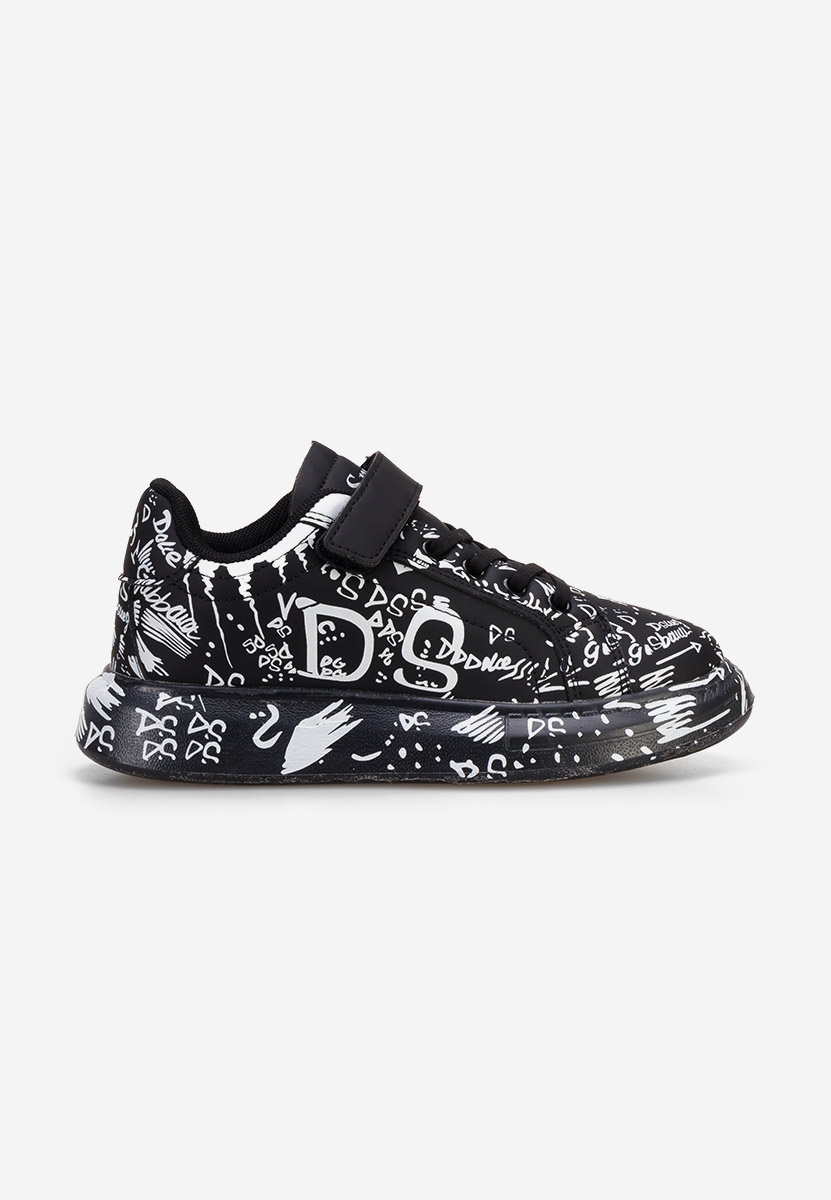 Czarne sneakersy dla dzieci Enno