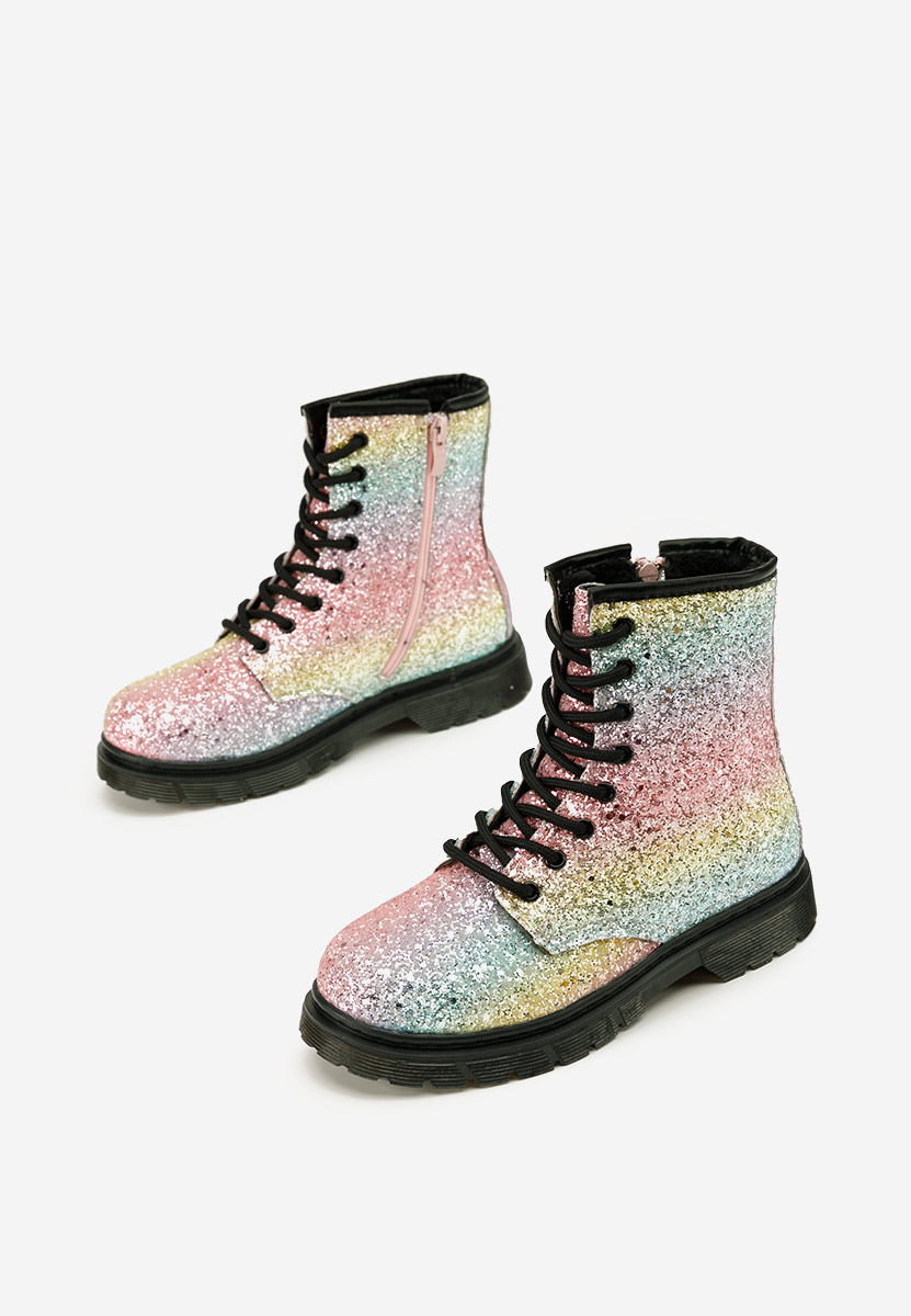 Wielokolorowy botki dziewczęce Annabel V2
