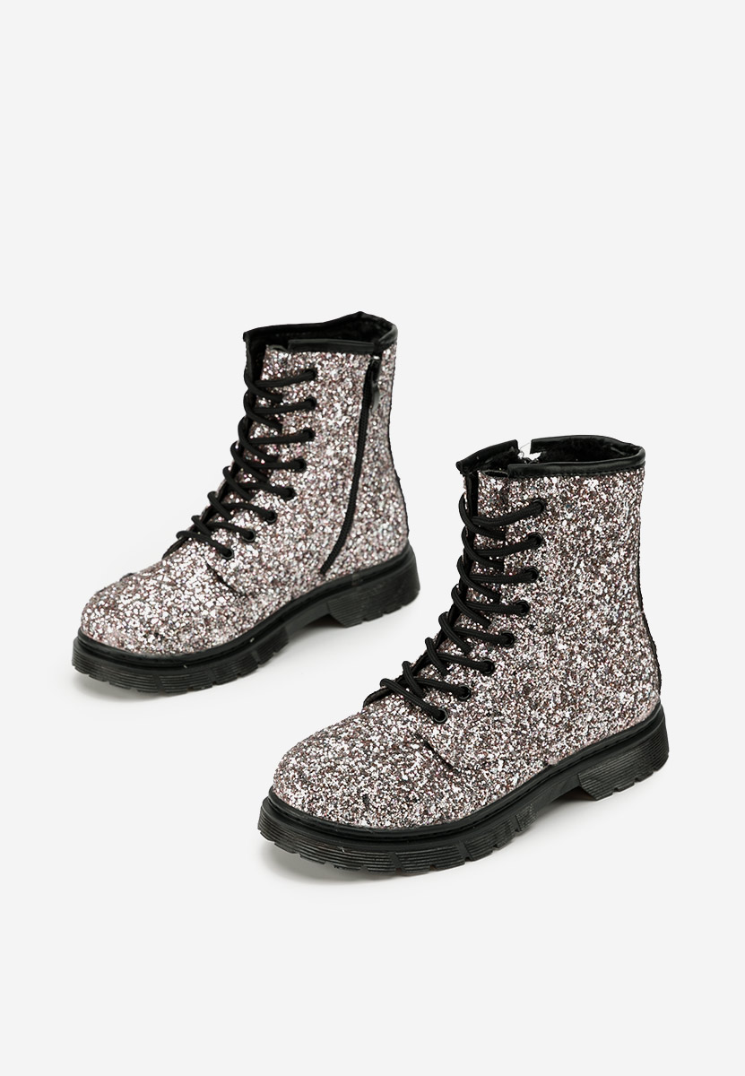 Srebrne botki dziewczęce Annabel V2