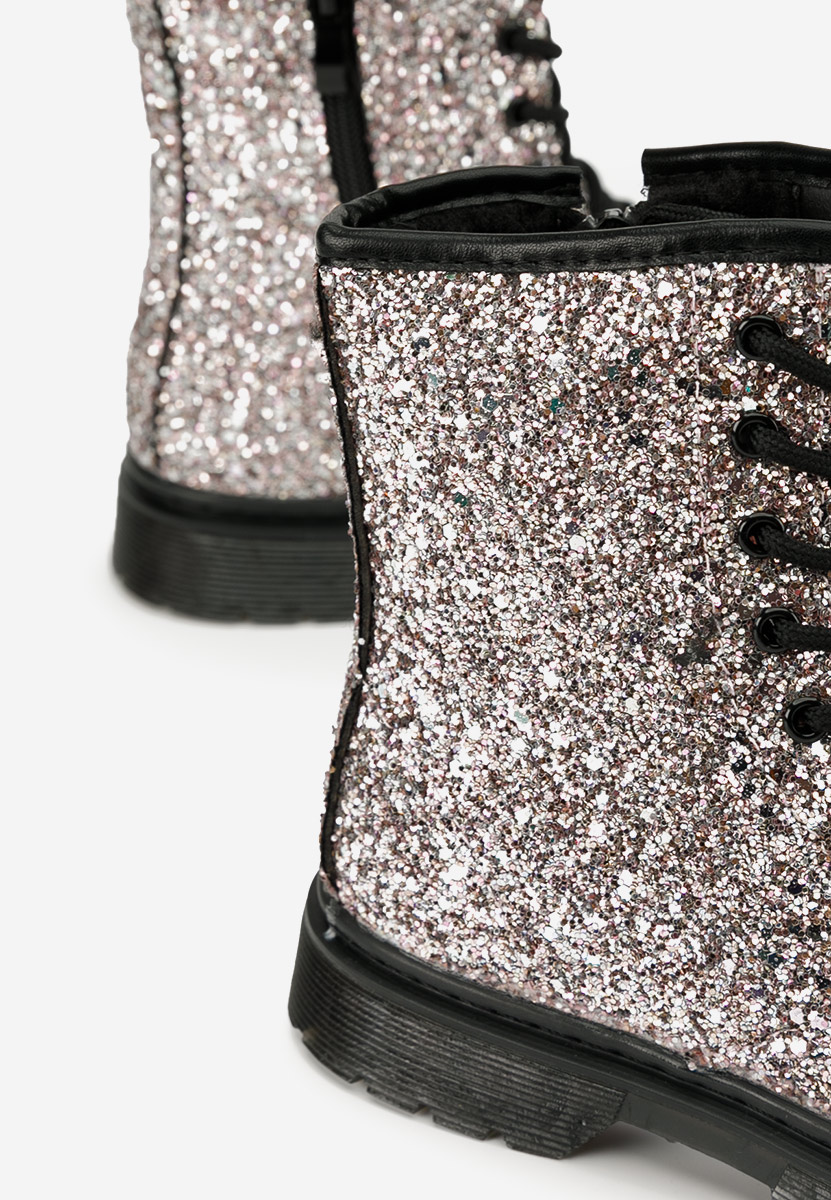 Srebrne botki dziewczęce Annabel V2