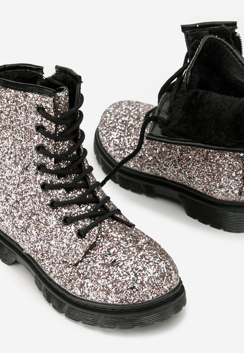 Srebrne botki dziewczęce Annabel V2