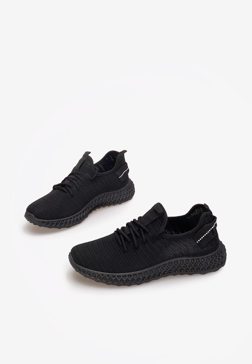 Czarne buty sportowe damskie Esaela