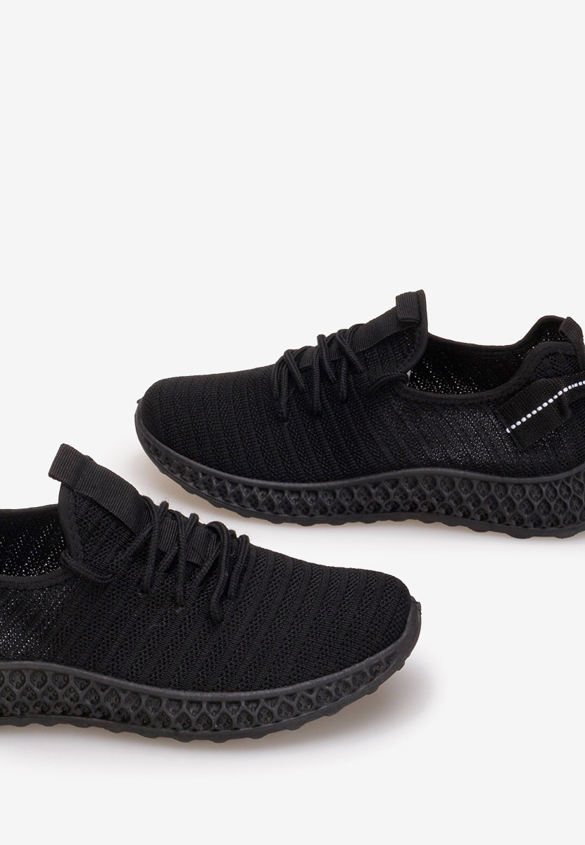 Czarne buty sportowe damskie Esaela