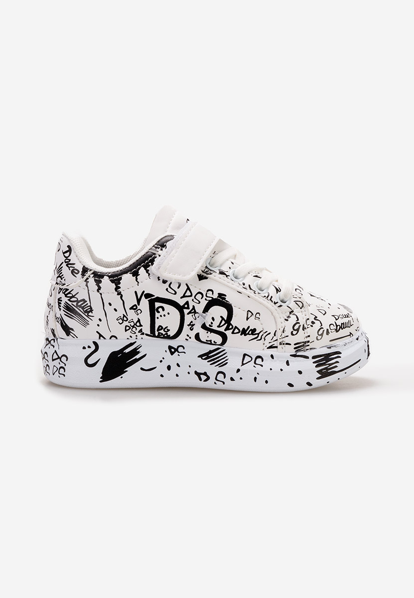 Białe sneakersy dla dzieci Enno