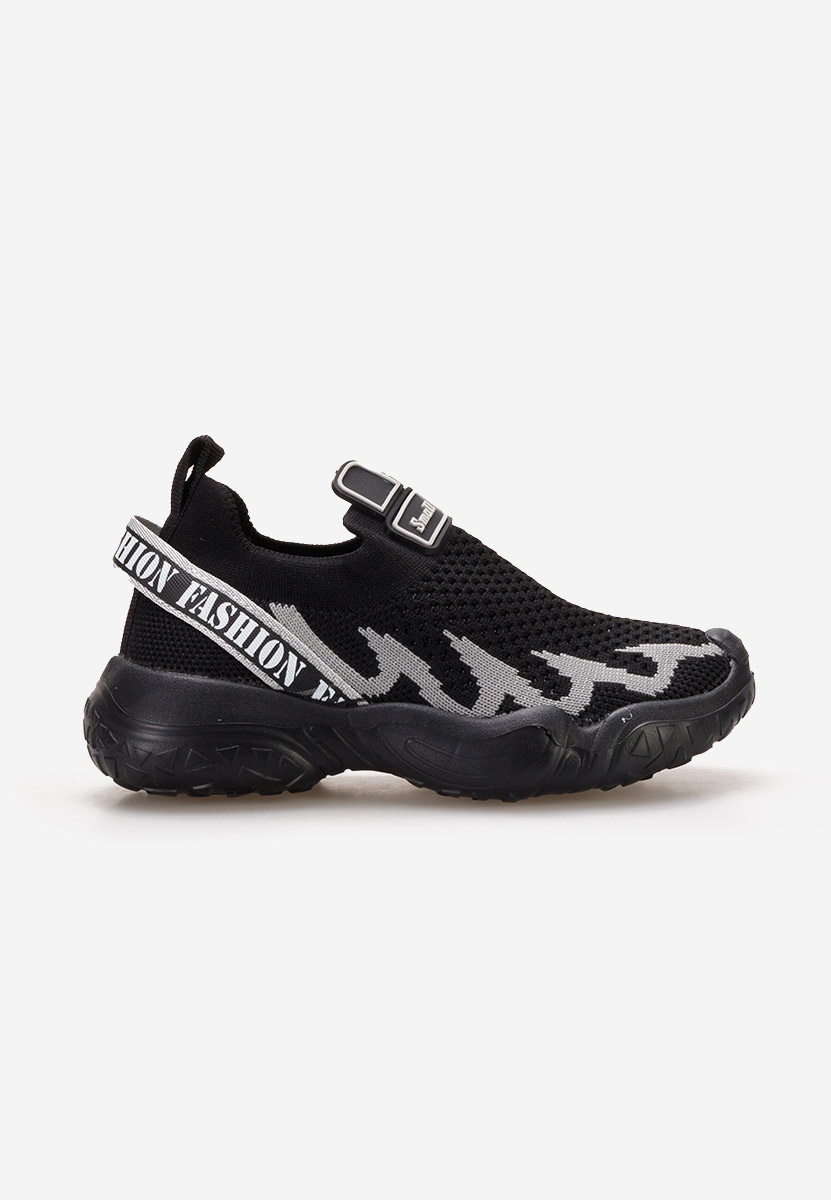 Czarne buty sportowe dziecięce Sense