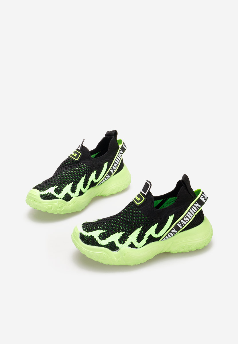 Zielone buty sportowe dziecięce Sense