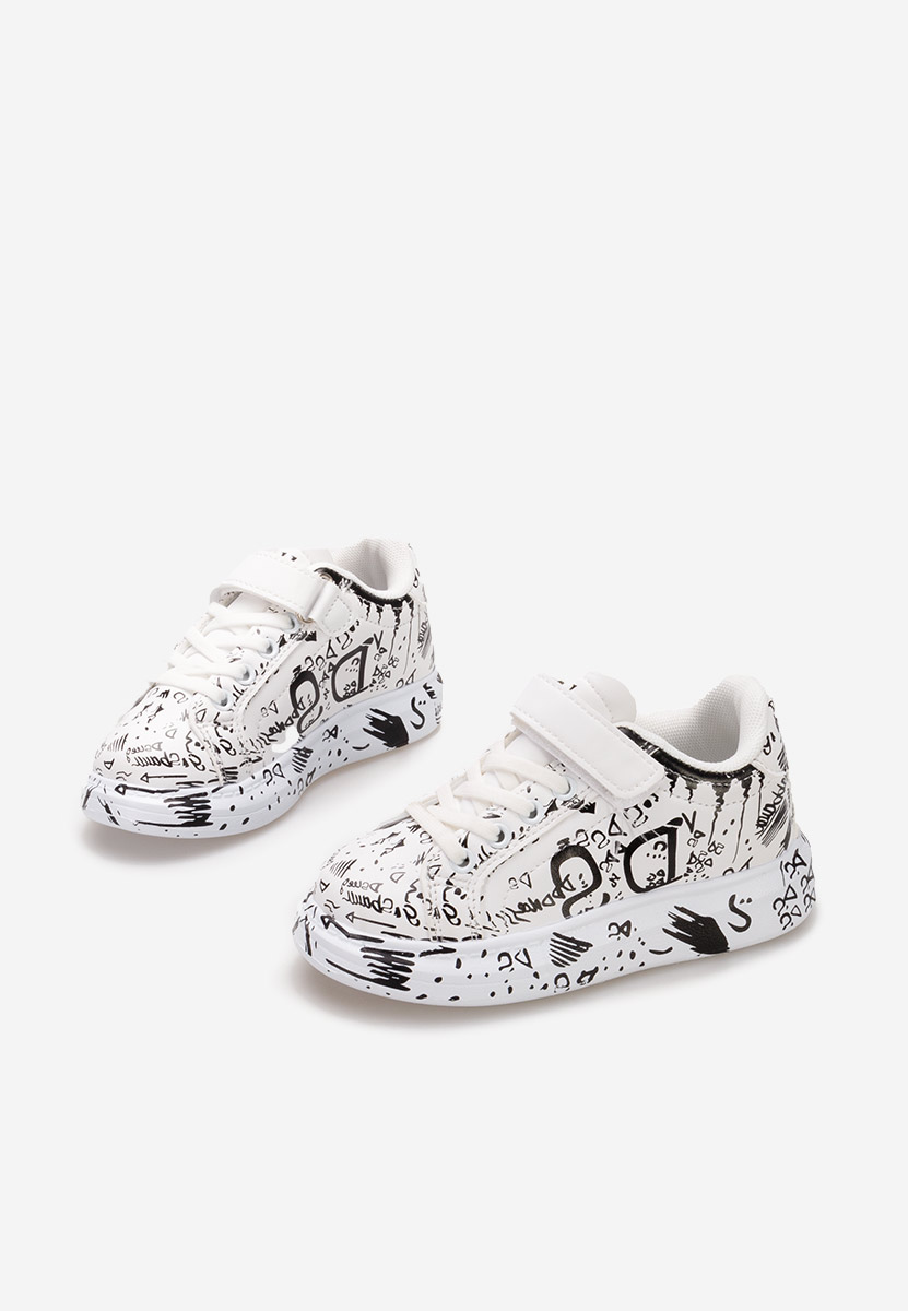 Białe sneakersy dla dzieci Enno