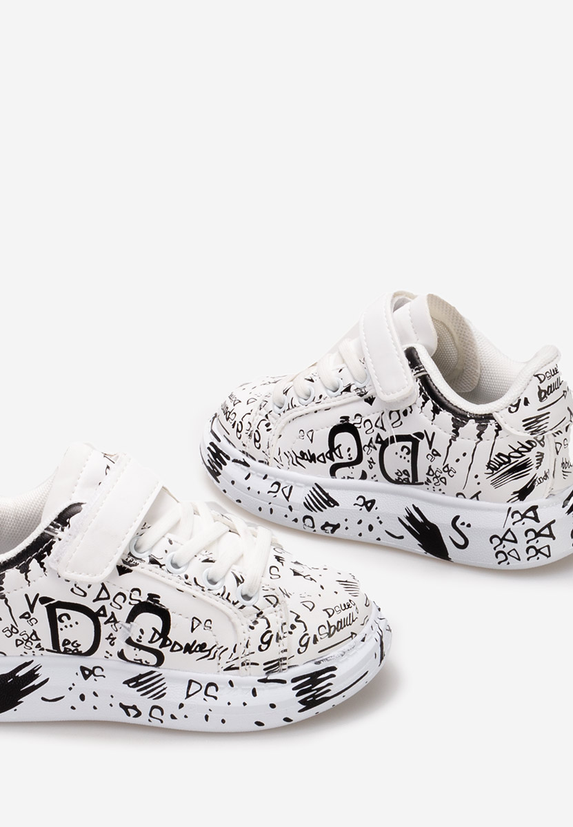 Białe sneakersy dla dzieci Enno