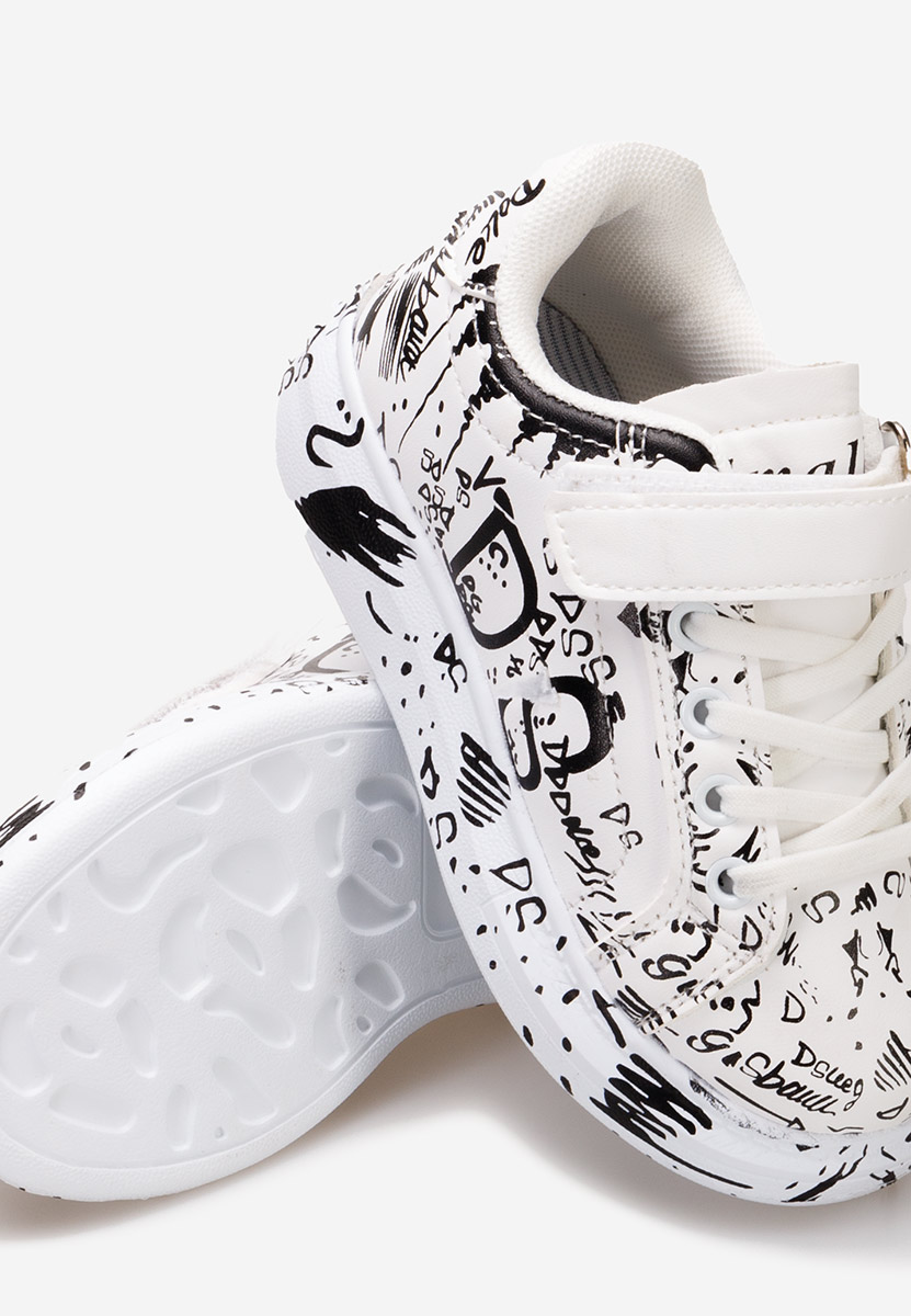 Białe sneakersy dla dzieci Enno