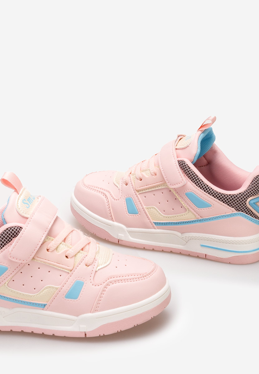 Różowe sneakersy dziewczęce Teros