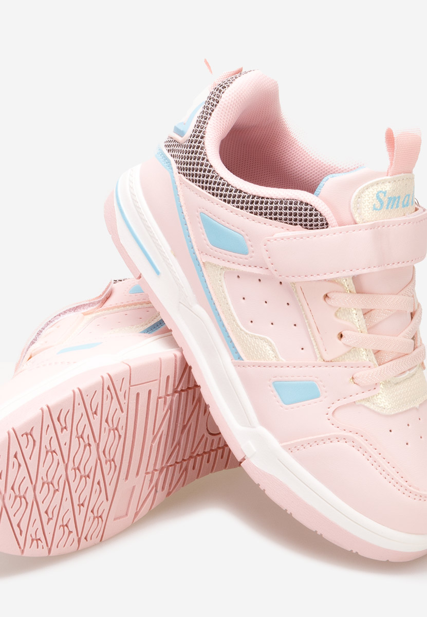 Różowe sneakersy dziewczęce Teros