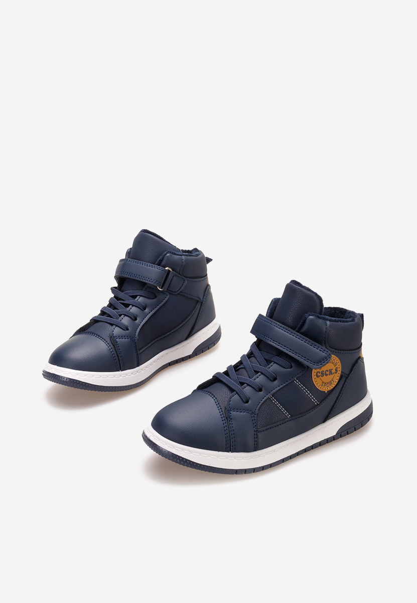 Granatowe sneakersy chłopięce Blubber