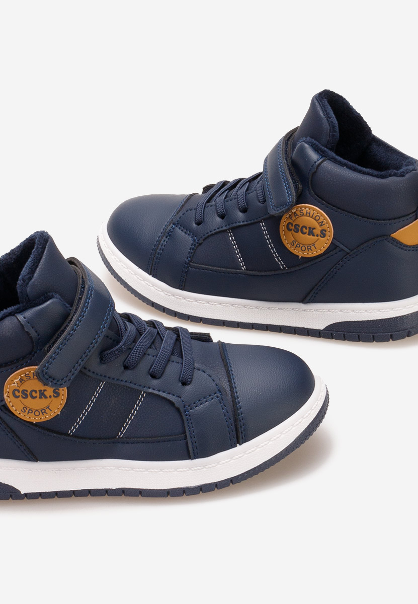 Granatowe sneakersy chłopięce Blubber