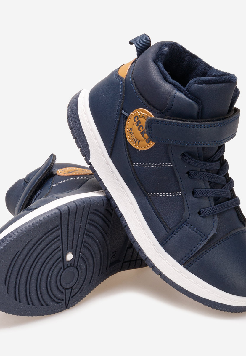 Granatowe sneakersy chłopięce Blubber