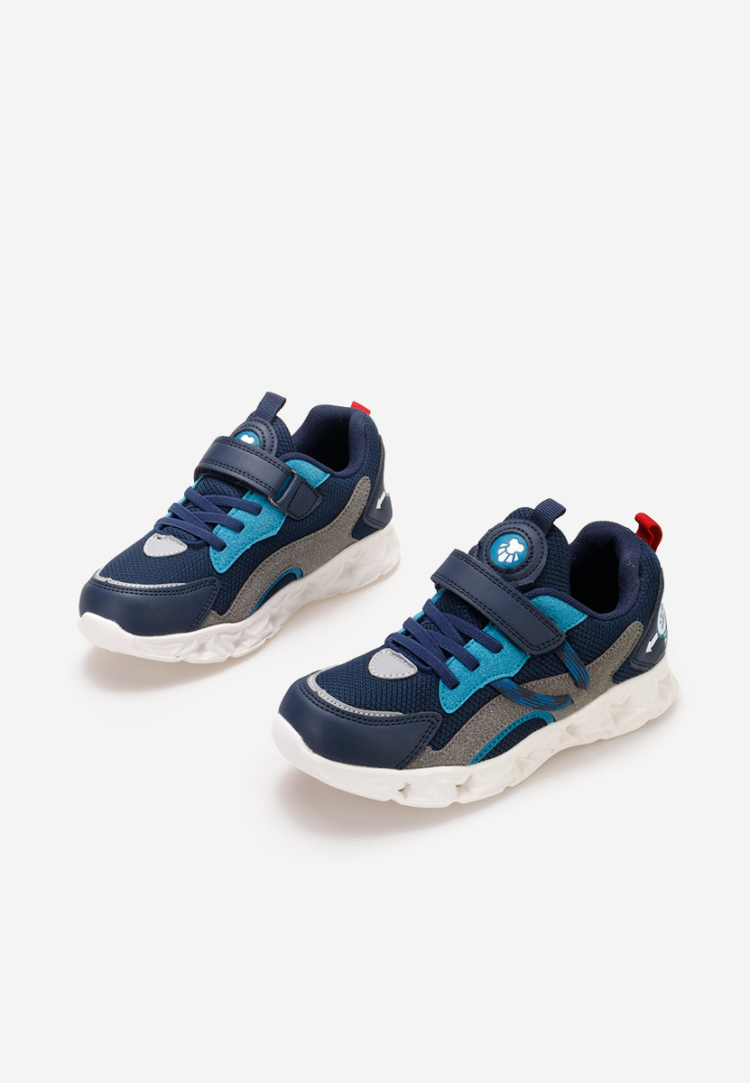 Granatowe sneakersy chłopięce Ebron