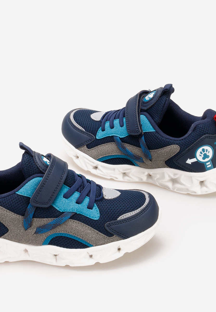 Granatowe sneakersy chłopięce Ebron