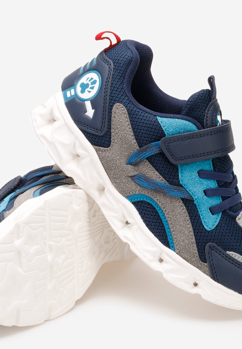 Granatowe sneakersy chłopięce Ebron