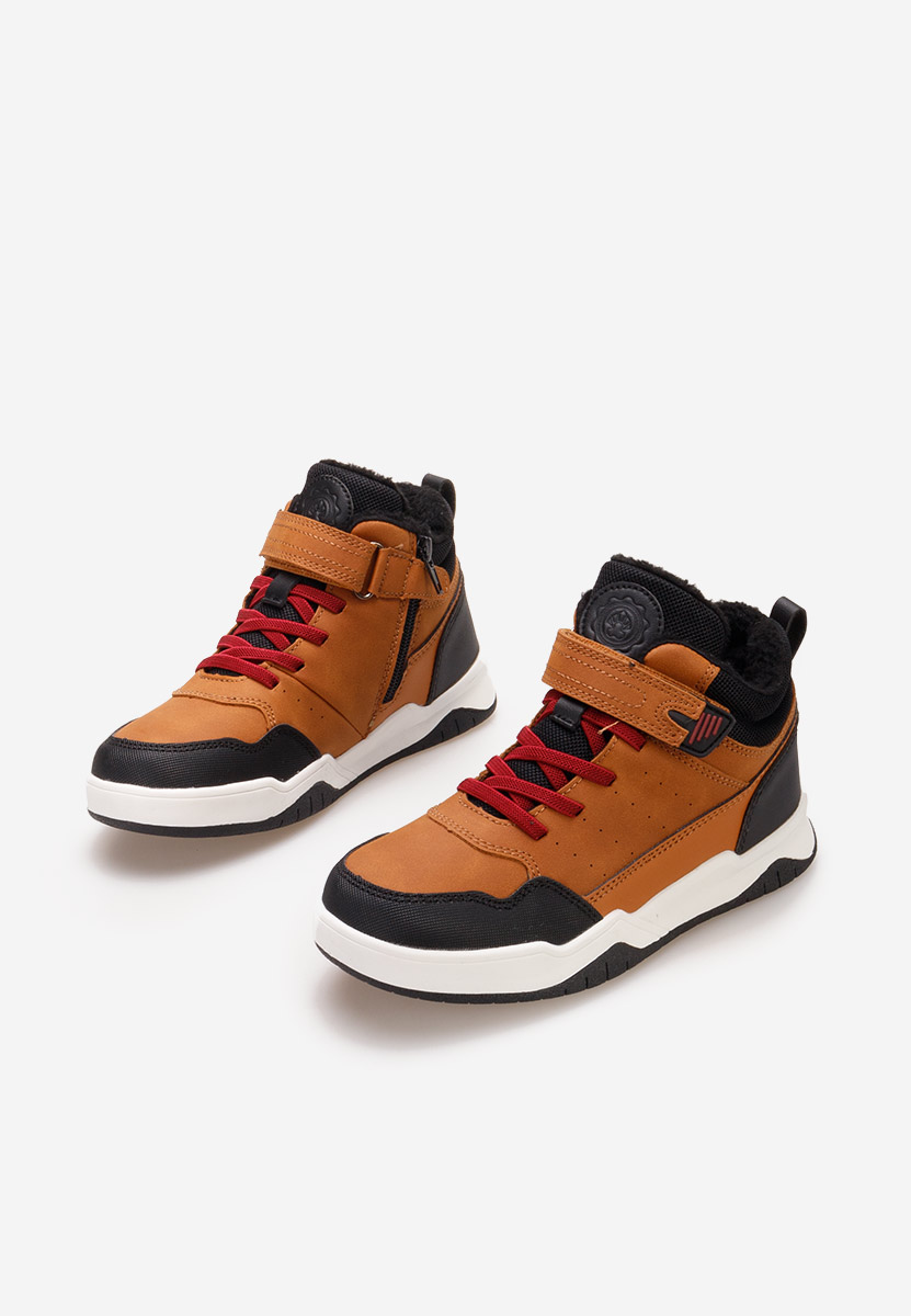 Brązowe sneakersy chłopięce Larkin
