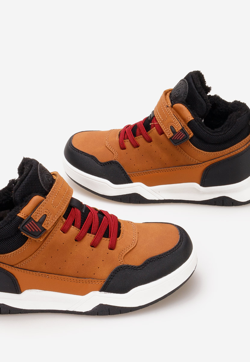 Brązowe sneakersy chłopięce Larkin