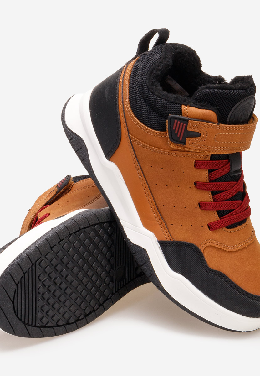 Brązowe sneakersy chłopięce Larkin