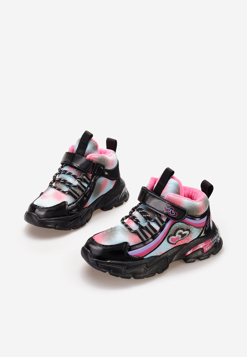Czarne sneakersy dziewczęce Starfall