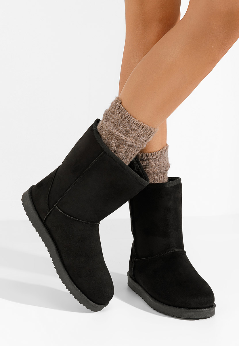 Czarne śniegowce damskie Ozira Czarne śniegowce damskie Ozira