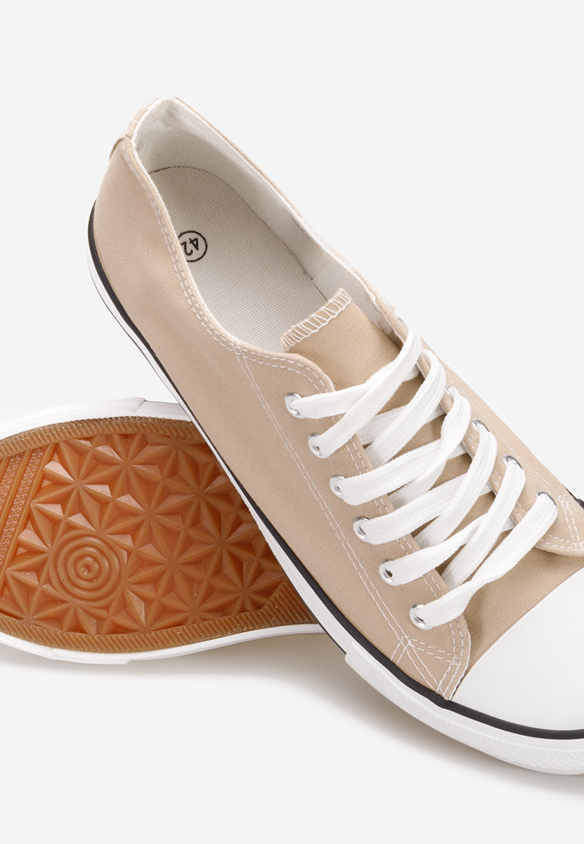 Khaki trampki damskie Saveria