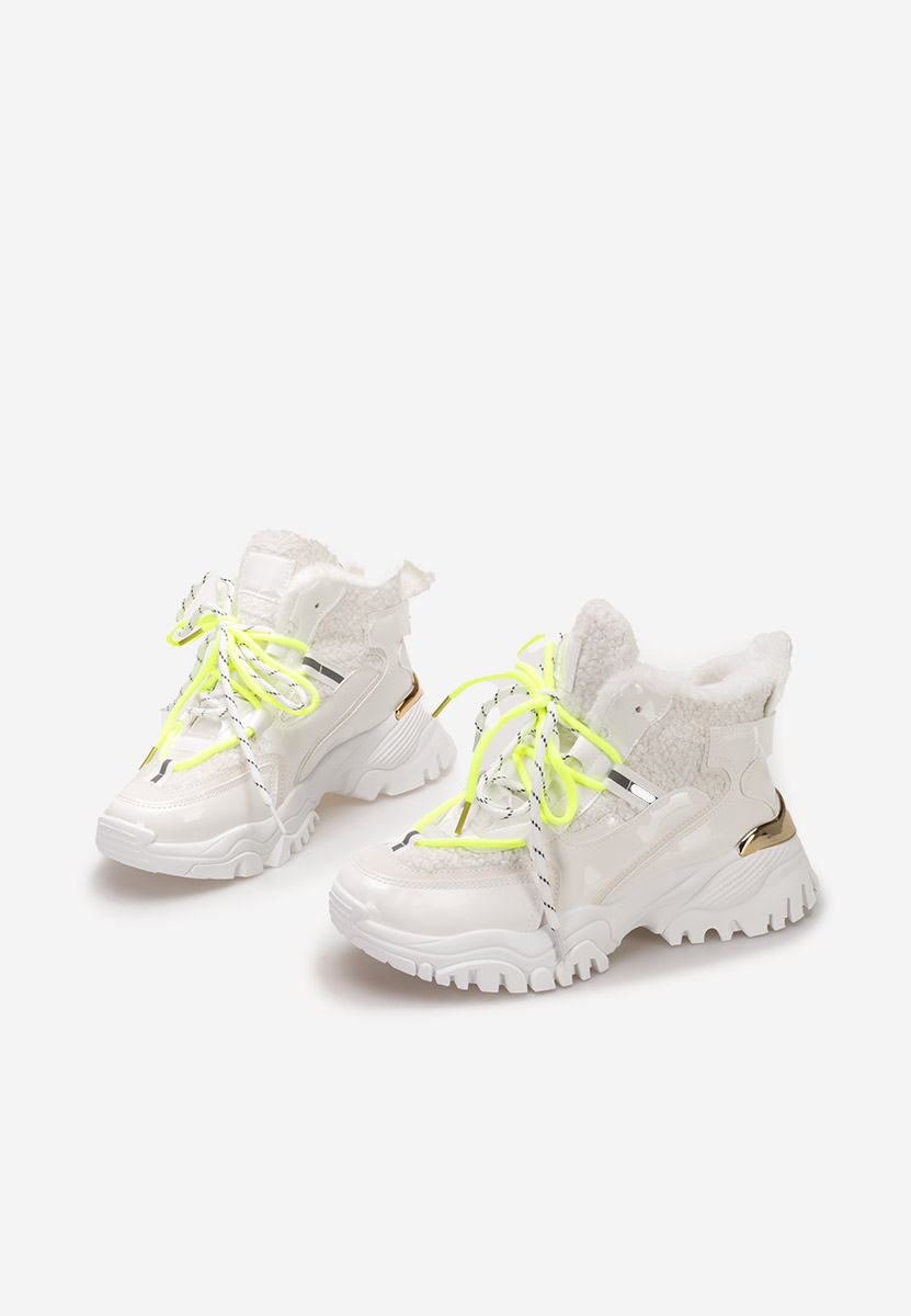 Białe sneakersy damskie Thermia V3