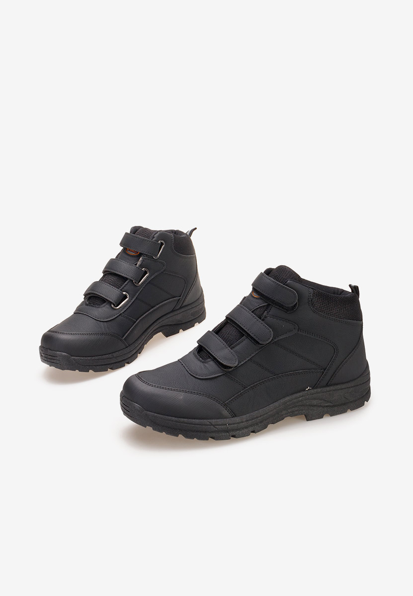 Czarne botki męskie Tiordan