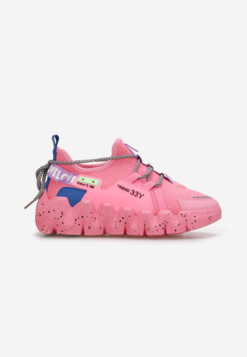 Fuksjowe sneakersy damskie Caledonia