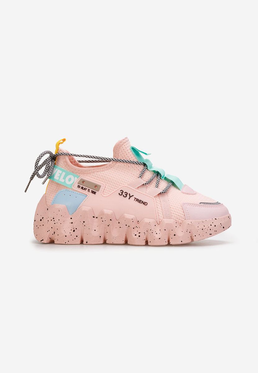 Różowe sneakersy damskie Caledonia