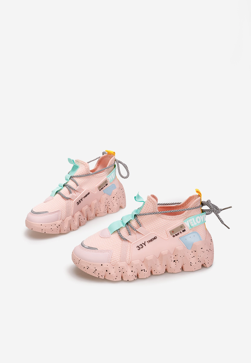 Różowe sneakersy damskie Caledonia