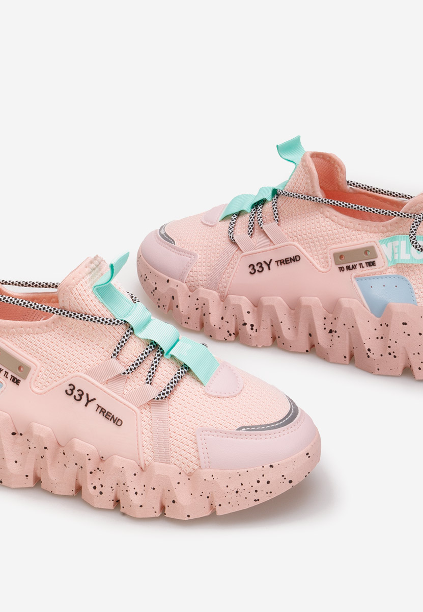Różowe sneakersy damskie Caledonia