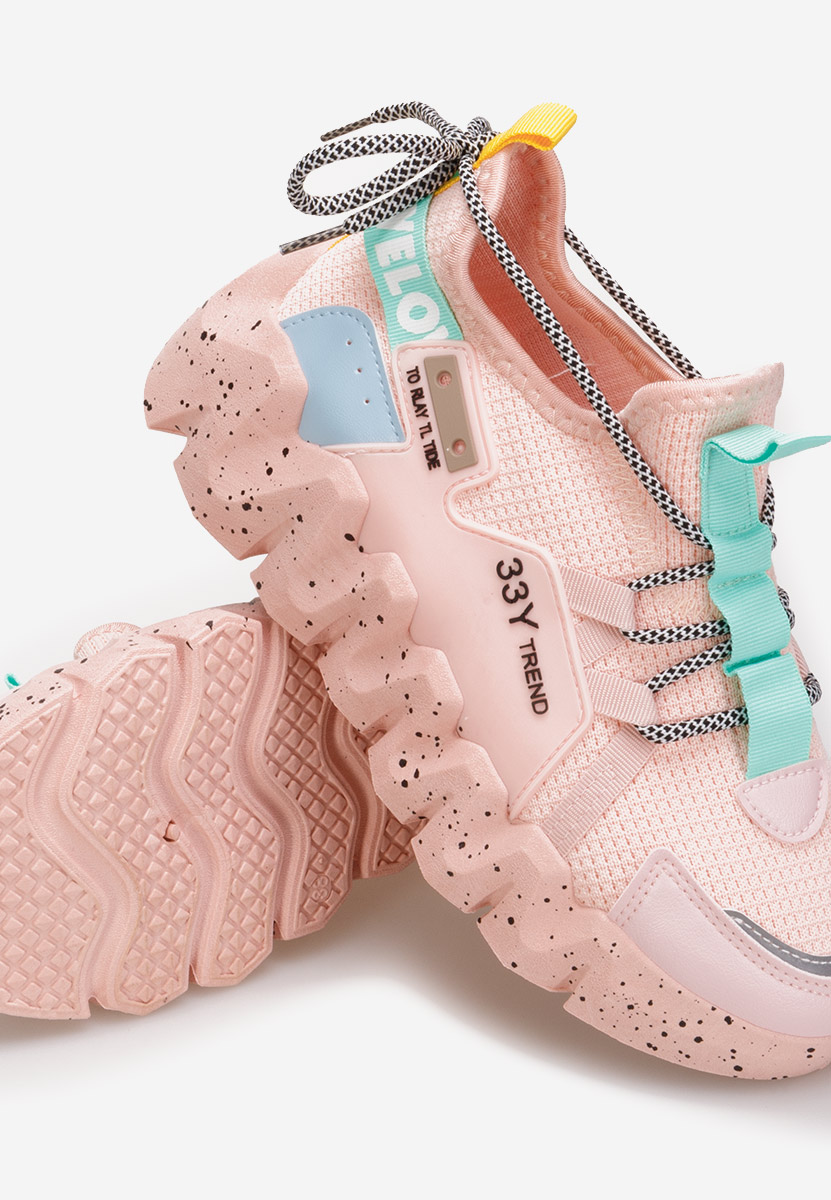 Różowe sneakersy damskie Caledonia