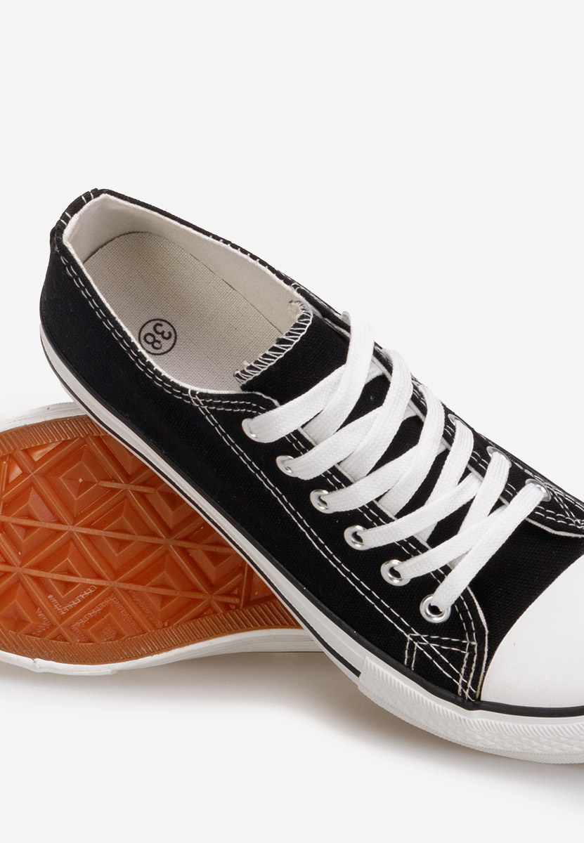 Czarne trampki damskie Cavala