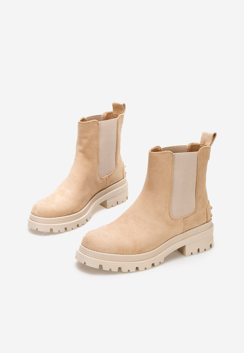 Khaki botki chelsea Sallia