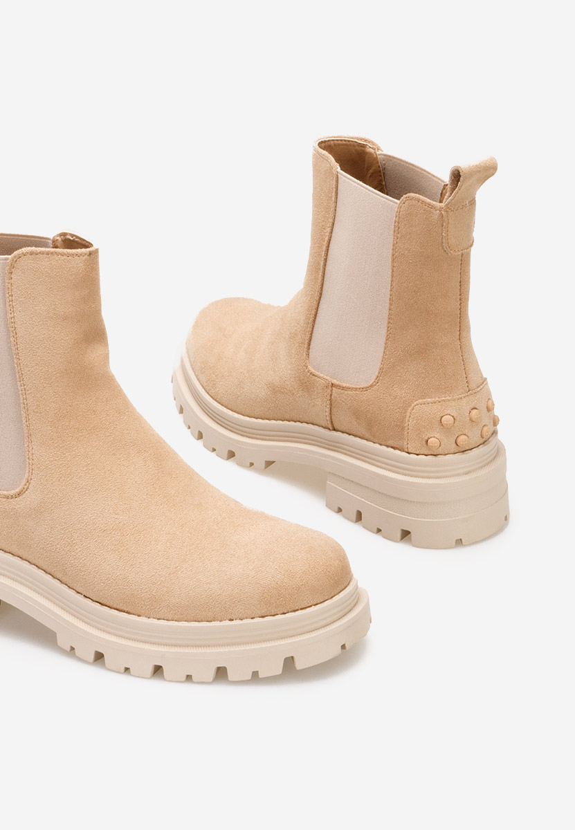 Khaki botki chelsea Sallia